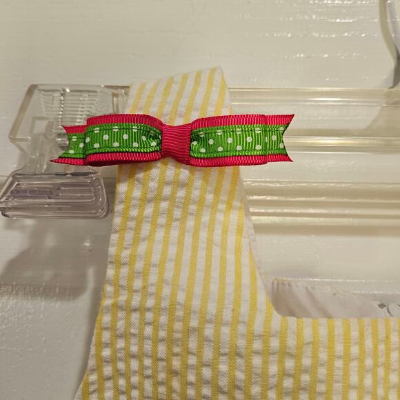 Bonnie Jean Girl's‎ Size 6 Yellow Embroidered Fruit Summer Dress - Picture 5 of 6